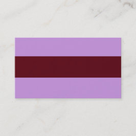 ADJUSTABLE Lavendel & Brown Business Card Visitenkarte