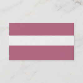 ADJUSTABLE Mauve & White Business Card Visitenkarte