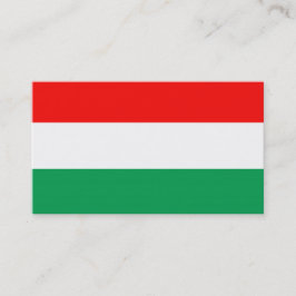 ADJUSTABLE rote, weiße und grüne Visitenkarte