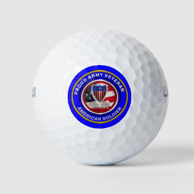 Adjutant der Proud-Armee General Veteran Golfball (Vorderseite)