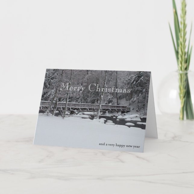 ADKs frohe Weihnachten… die Brücke Feiertagskarte (Vorderseite)