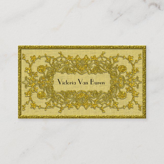 Adlamchelle Fall-elegantes berufliches Visitenkarte (Vorderseite)