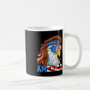 Adle 4. Juli Mullet American Flag Usa Patriot Kaffeetasse