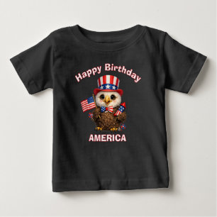Adler (4e) Patriotisches Kinder-T-Shirt Baby T-shirt