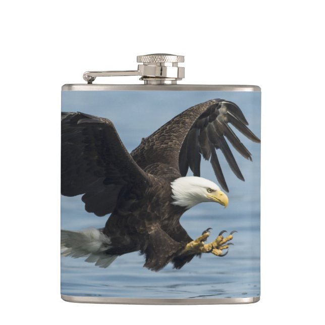 Adler auf Ansatz Flachmann (Vorderseite)
