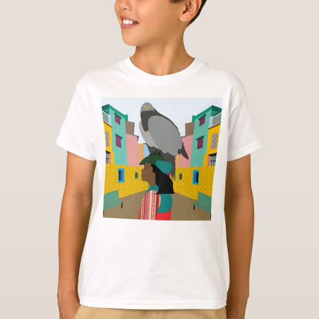Adler auf dem Kopf T-Shirt (Vorderseite)
