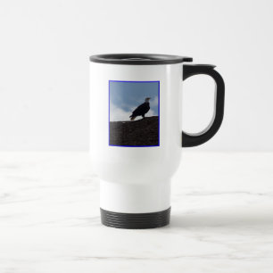 Adler auf hohem Grund Reise-/Pendler-Tasse Reisebecher