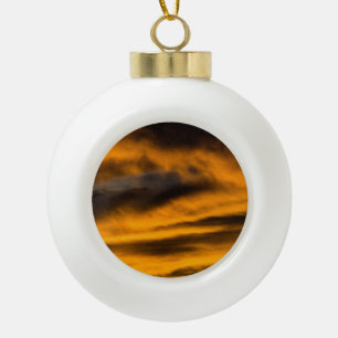 Adler-Ausgebrannt Keramik Kugel-Ornament