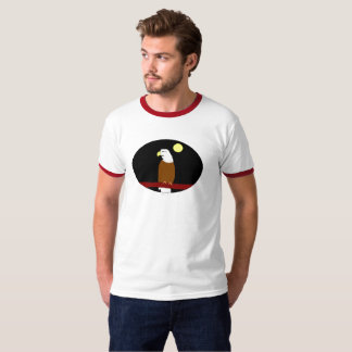 Adler bei Nacht Klingelton T-Shirt