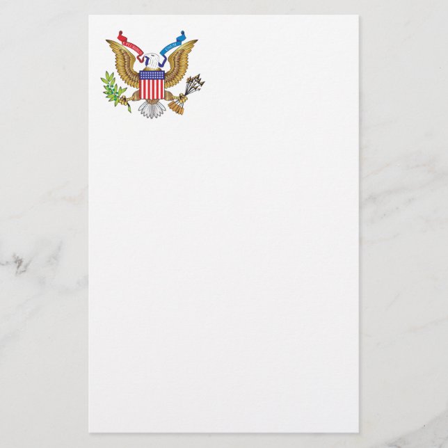 Adler Briefpapier (Vorderseite)