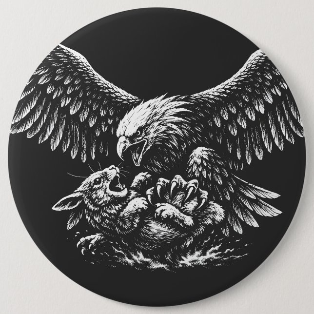Adler der Asche von BurnsInHell Button (Vorderseite)