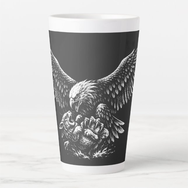 Adler der Asche von BurnsInHell Milchtasse (Vorderseite)
