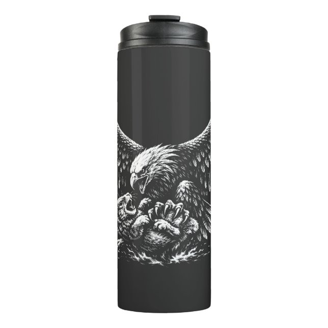 Adler der Asche von BurnsInHell Thermosbecher (Vorderseite)