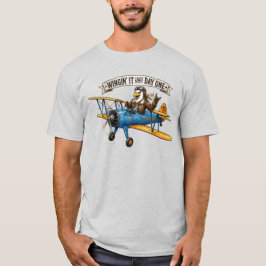 Adler, der es sich leicht macht T-Shirt
