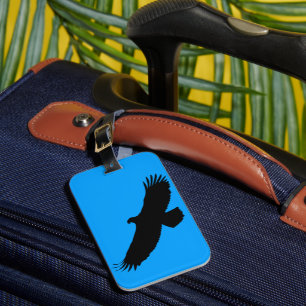 Adler, der Personalisiert auf Ihrem Gepäckanhänger
