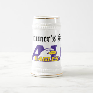 Adler, der Stein des Schwimmers Bierglas