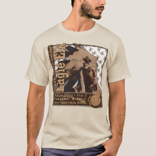 Adler-Elch-Legendärer Oglala Lakota Krieger T-Shirt