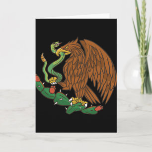 Adler-Emblem Mexiko Mexikanische Flagge Cinco De M Karte