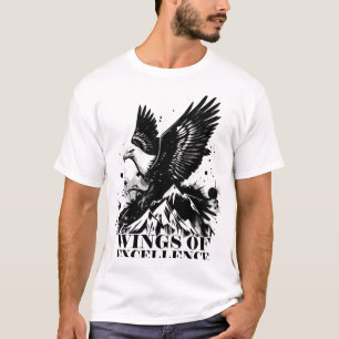 Adler - Flügel der Exzellenz   Fettformatierter T  T-Shirt