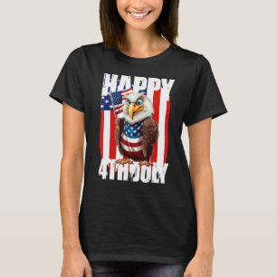 Adler Frohes 4. Juli Patriotisch Amerikanisch 1 T-Shirt