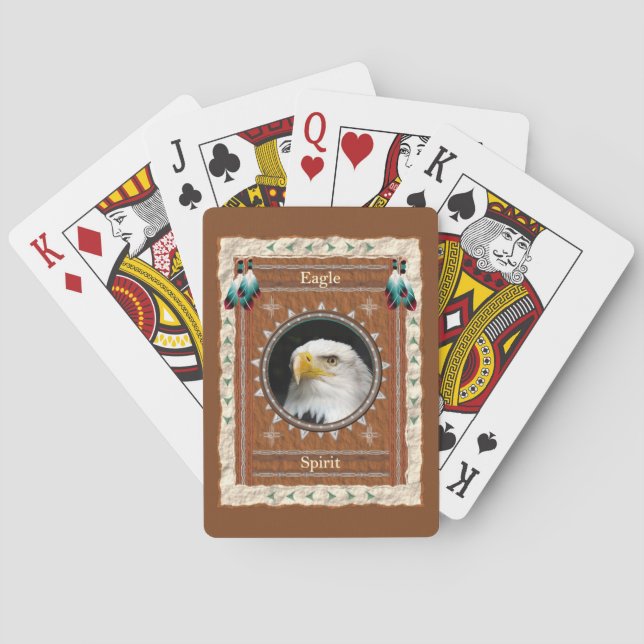 Adler - Geist - Klassische Spielkarten (Rückseite)