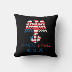 Adler Geist USA-Flagge Kissen