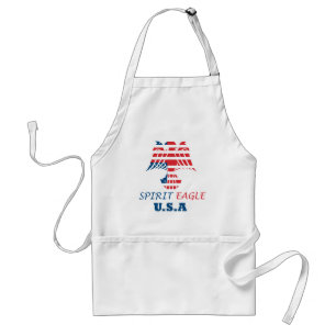 Adler Geist USA-Flagge Schürze