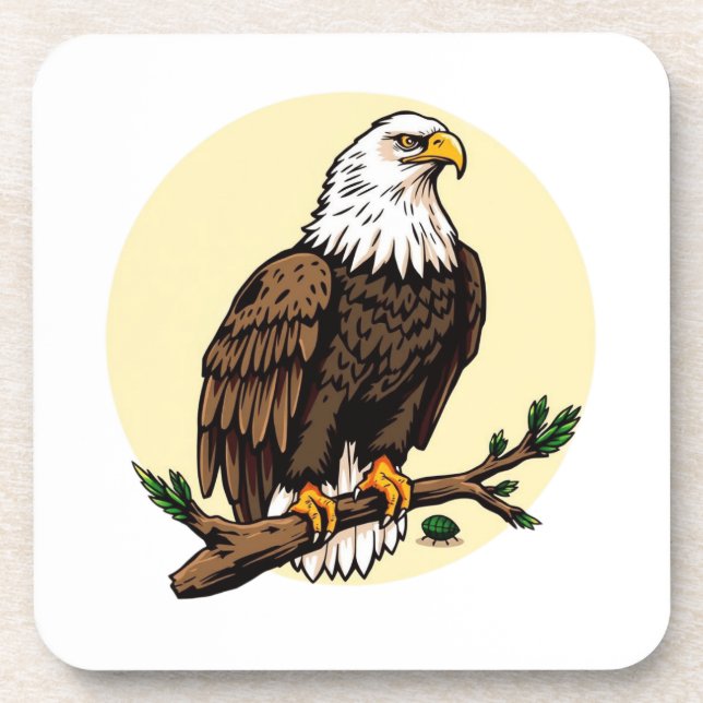 Adler Getränkeuntersetzer (Vorderseite)
