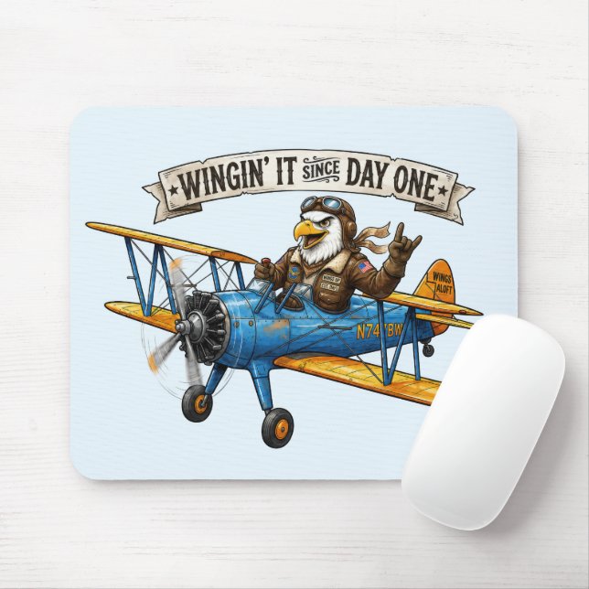 Adler im Flug Mousepad (Mit Mouse)