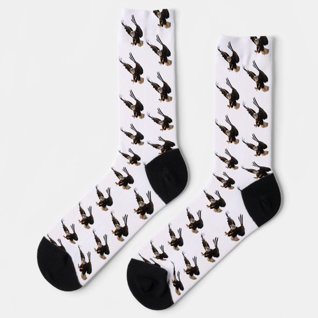 Adler im Sturzflug Socken (Linkes Detail)