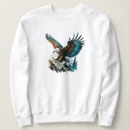 Adler in Wasserfarbe Sweatshirt
