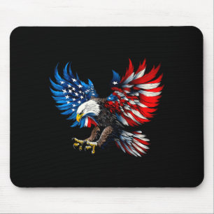 Adler Kahl 1776-2026 250 Jahre Amerikanisch 250. 4 Mousepad