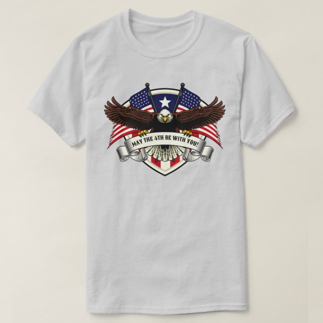 Adler kann 4. bei dir sein T-Shirt (Design vorne)