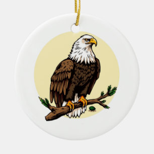 Adler Keramik Ornament