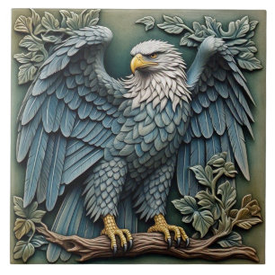 Adler - Kunsthandwerk Keramik Tile Fliese