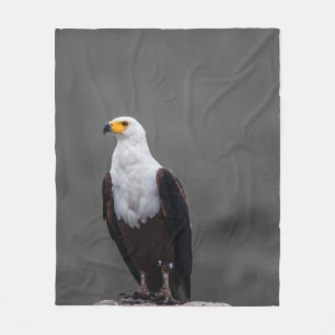 Adler Minimalistische selektive Farbfotografie Fleecedecke