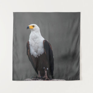 Adler Minimalistische selektive Farbfotografie Wandteppich