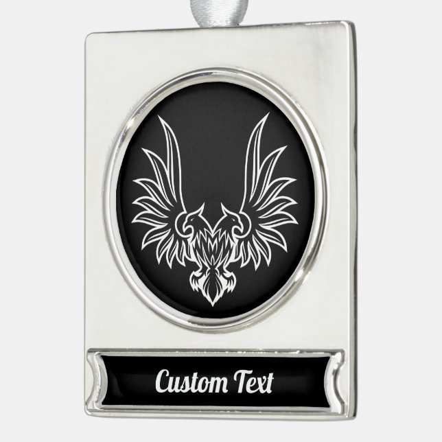 Adler mit zwei Köpfen Banner Ornament (Links)