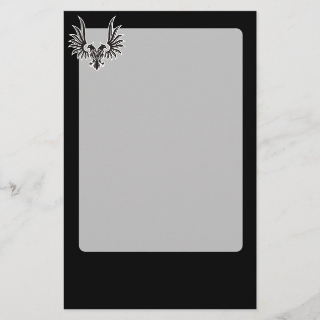 Adler mit zwei Köpfen Briefpapier (Vorderseite)