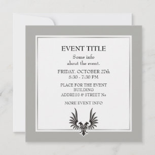 Adler mit zwei Köpfen Einladung