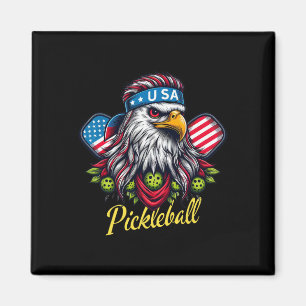 Adler-Mullet-Pickleball-Liebhaber 4. Juli USA Ame Magnet