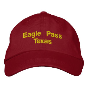Adler Pass Texas Bestickte Baseballkappe