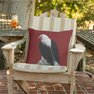 Adler personalisieren Text Kissen