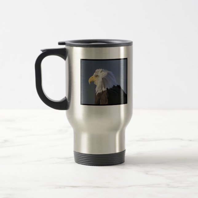Adler-Reise-Tasse Reisebecher (Links)