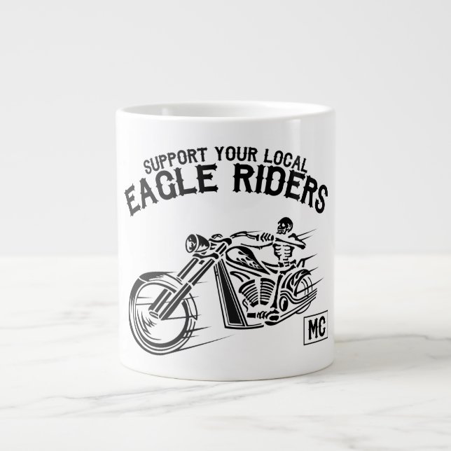 Adler Rider MC Jumbo Kaffees Tasse (Vorderseite)