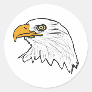 Adler Runder Aufkleber