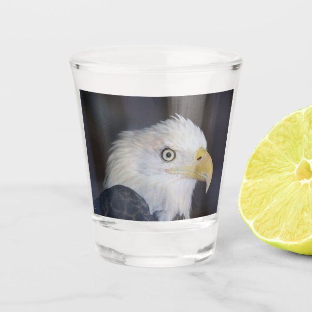 Adler Schnapsglas (Vorderseite)