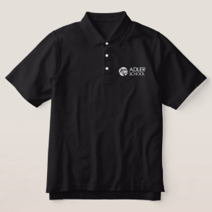 Adler School bestickt Polo Shirt 2