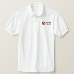 Adler School besticktes Polo-Shirt 1