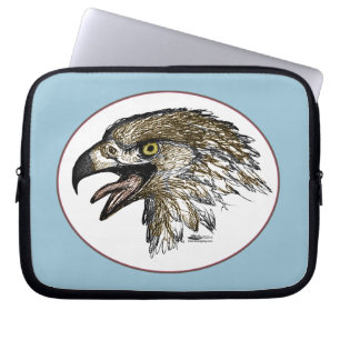 Adler schreit laptopschutzhülle
